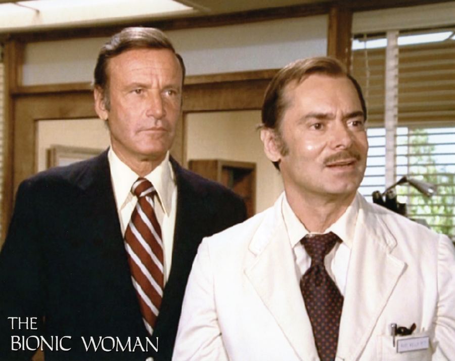 Oscar Goldman and Dr. Rudy Wells